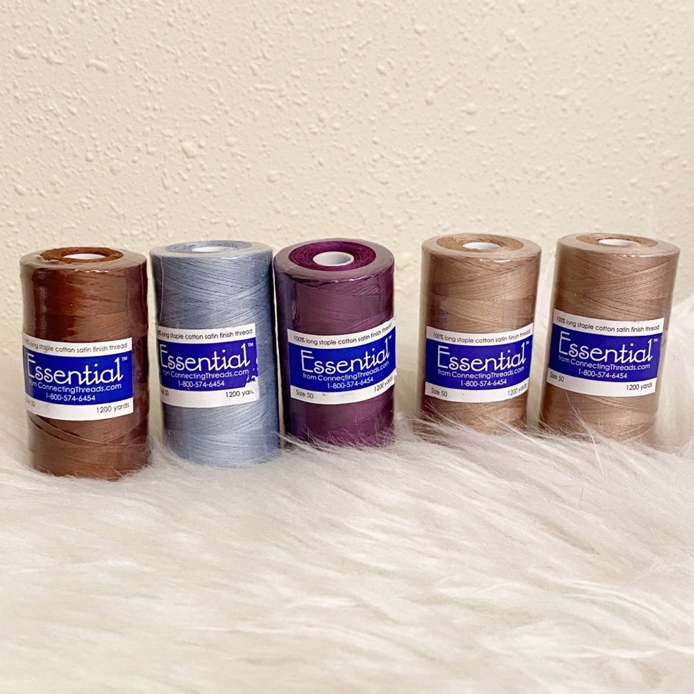 Essential 100% Cotton Satin Finish Thread